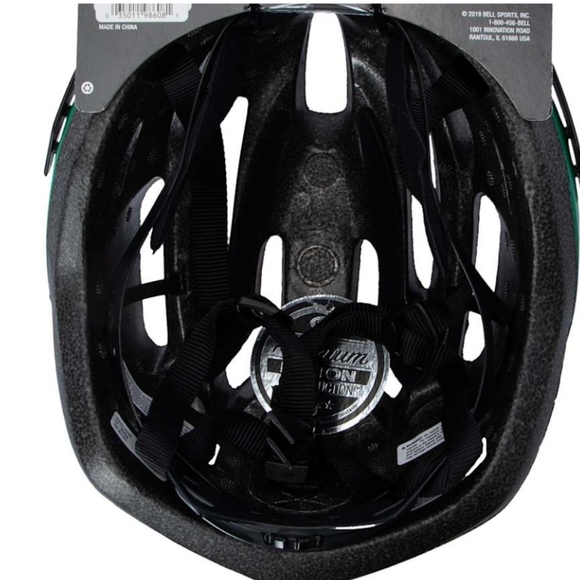 Bell Chicane Unisex Adult Bicycle Helmet in green. NwT - Picture 3 of 6